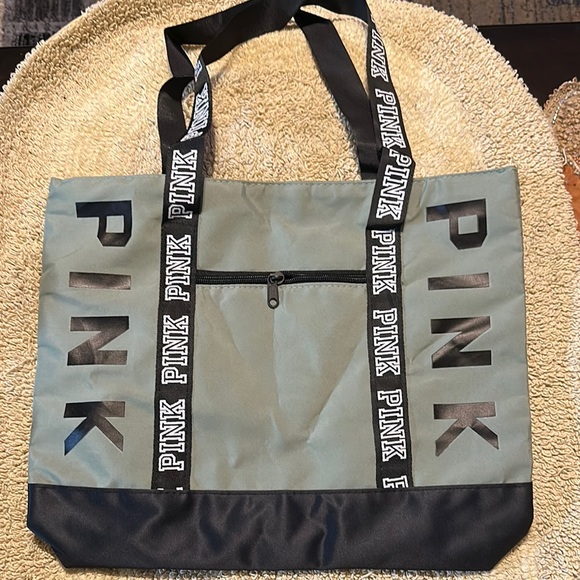 Source Unknown Handbags - PINK Green and Black Color-Blocked Tote